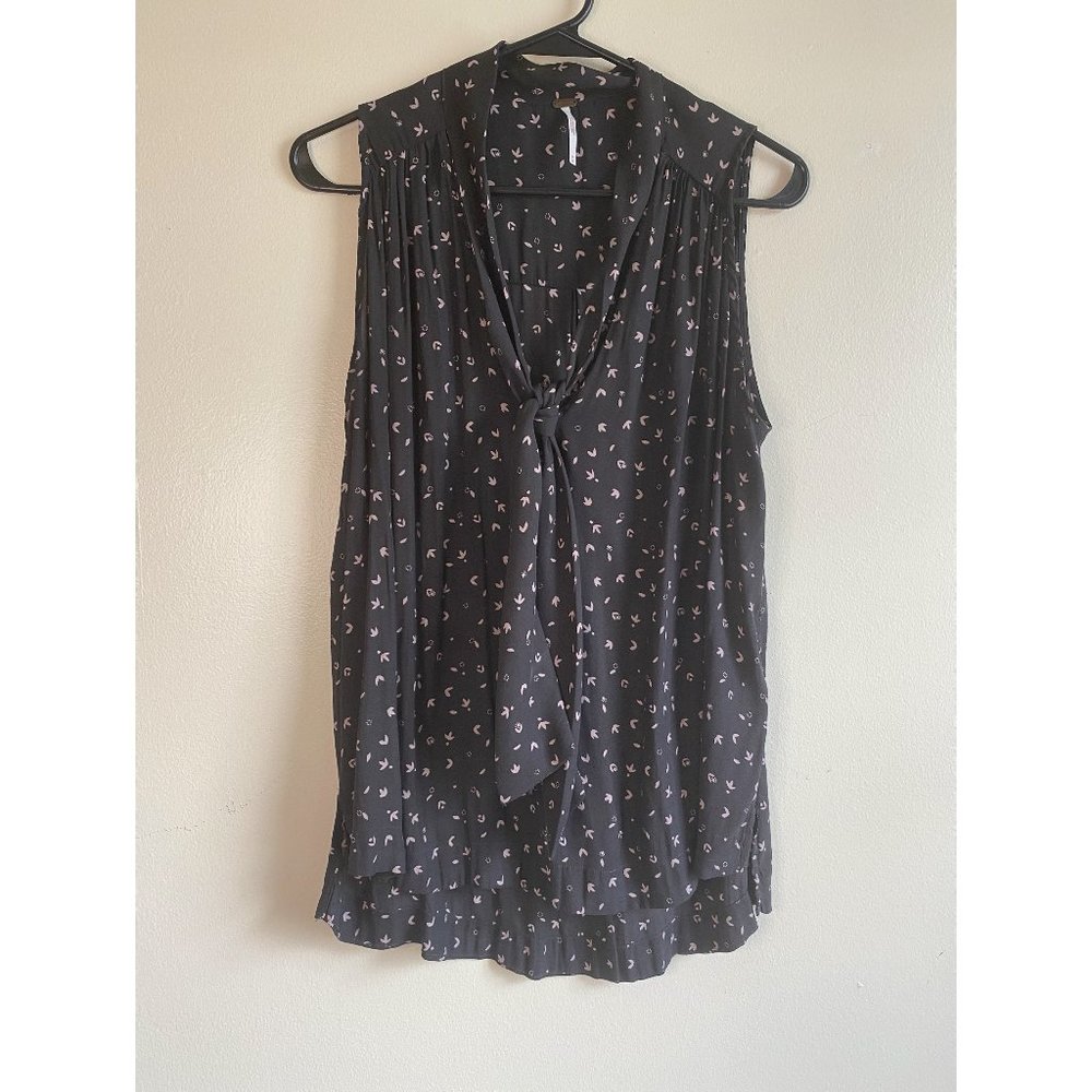 Black Free People Blouse